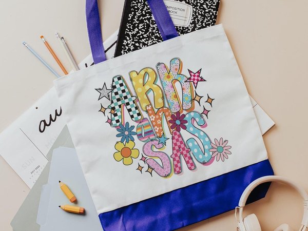 CapableByDesign state tote bags