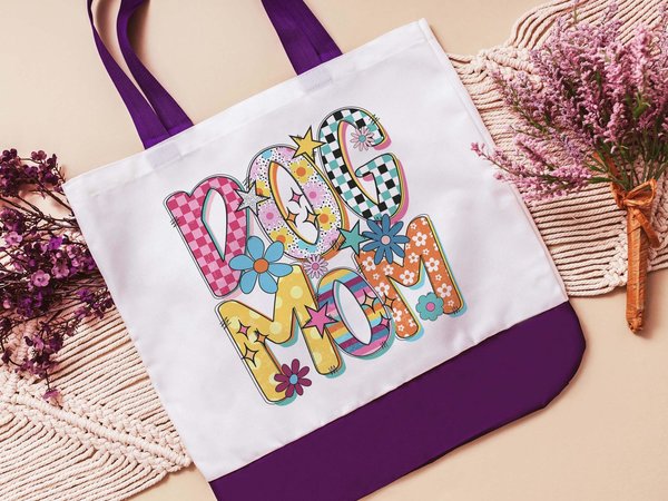 CapableByDesign dog mom tote bag